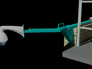 suporte para c&acirc;mera ptz Modelo 3D