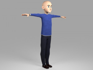 cartoon man 3D Model