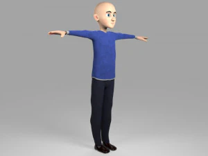 cartoon man 3D Model