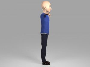cartoon man 3D Model