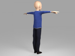 cartoon man 3D Model