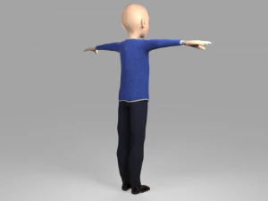 cartoon man 3D Model