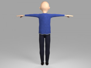 cartoon man 3D Model