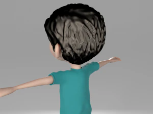 cartoon kid 3D Model