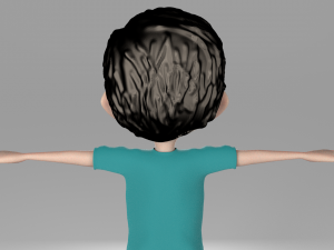 cartoon kid 3D मॉडल