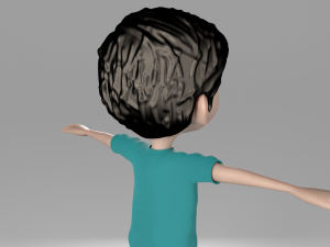 cartoon kid 3D मॉडल