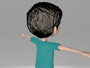 cartoon kid 3D Model