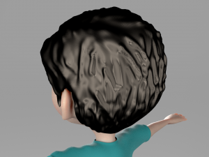 cartoon kid 3D मॉडल