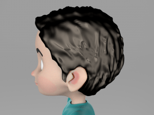 cartoon kid 3D मॉडल