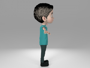 cartoon kid 3D मॉडल
