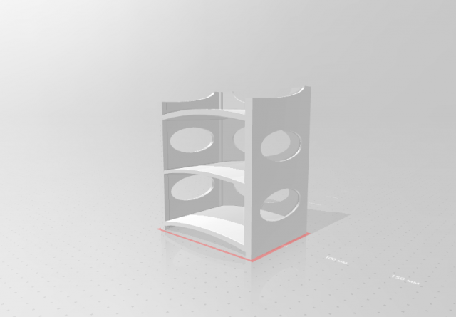 sponge shelf Model 3D .c4d .max .obj .3ds .fbx .stl .blend 