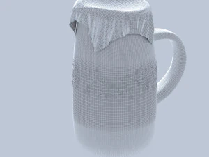 kendi dengan susu Model 3D