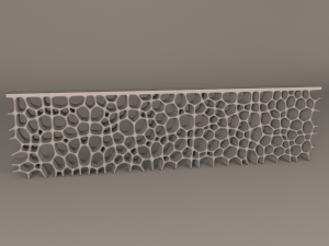 low voronoi shelf 3Dモデル