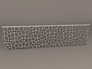 prateleira baixa voronoi Modelo 3D