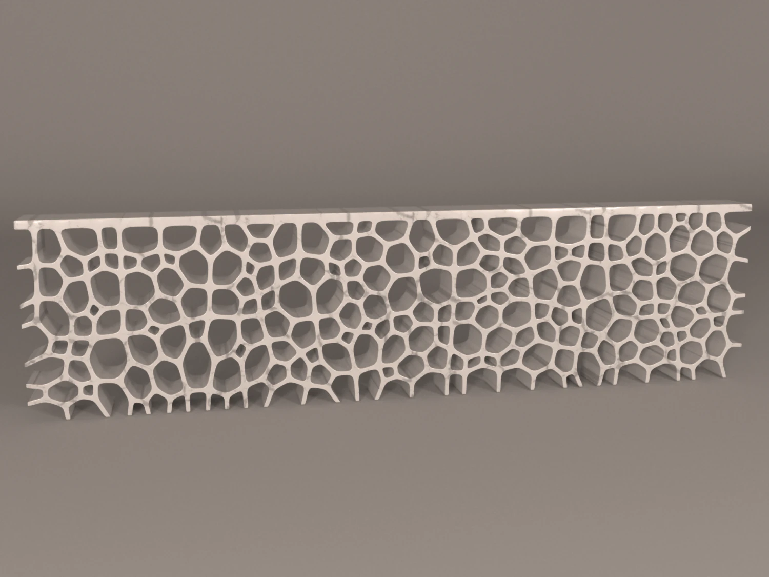 prateleira baixa voronoi Modelo 3D .c4d .max .obj .3ds .fbx .stl .blend 