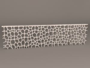 low voronoi shelf Modelo 3D