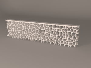 low voronoi shelf 3Dモデル