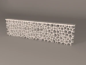 prateleira baixa voronoi Modelo 3D
