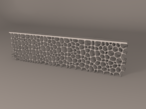 low voronoi shelf 3Dモデル