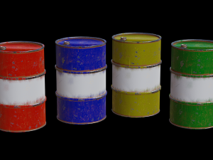 barrels 3D 模型