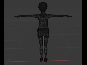 teen female character 3D-Modell