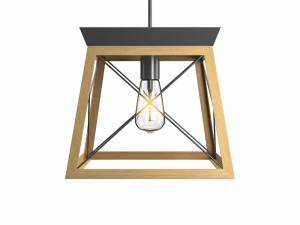 delon light lantern geometric pendant 3D Model