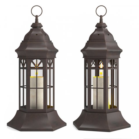classic lantern 3D Модель .c4d .max .obj .3ds .fbx .stl .blend 