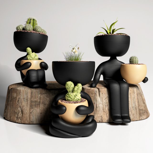 decorative sculpture 3D Model .c4d .max .obj .3ds .fbx .stl .blend 