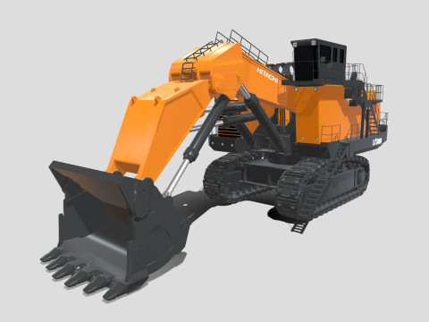 Hitachi EX8000 Excavator  3D Model