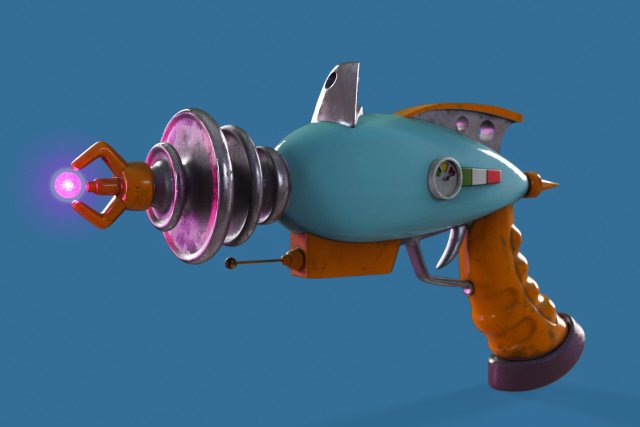 Retro-futuristic sci-fi 3D Print Model .c4d .max .obj .3ds .fbx .stl .blend 