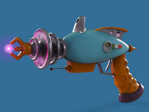 复古未来科幻 3D 打印模型