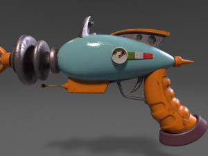 Retro-futuristic sci-fi 3D Print Model