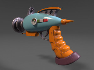 Retro-futuristic sci-fi 3D Print Model