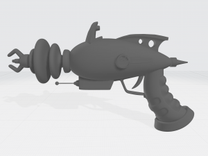 Retro-futuristic sci-fi 3D Print Model