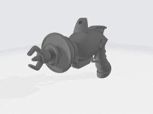 Retro-futuristic sci-fi 3D Print Model