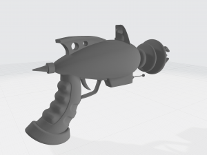 Retro-futuristic sci-fi 3D Print Model