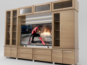 living room furniture set 3D 모델