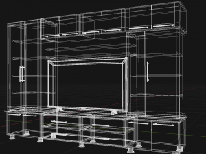 living room furniture set Modelo 3D