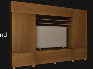 living room furniture set Modelo 3D