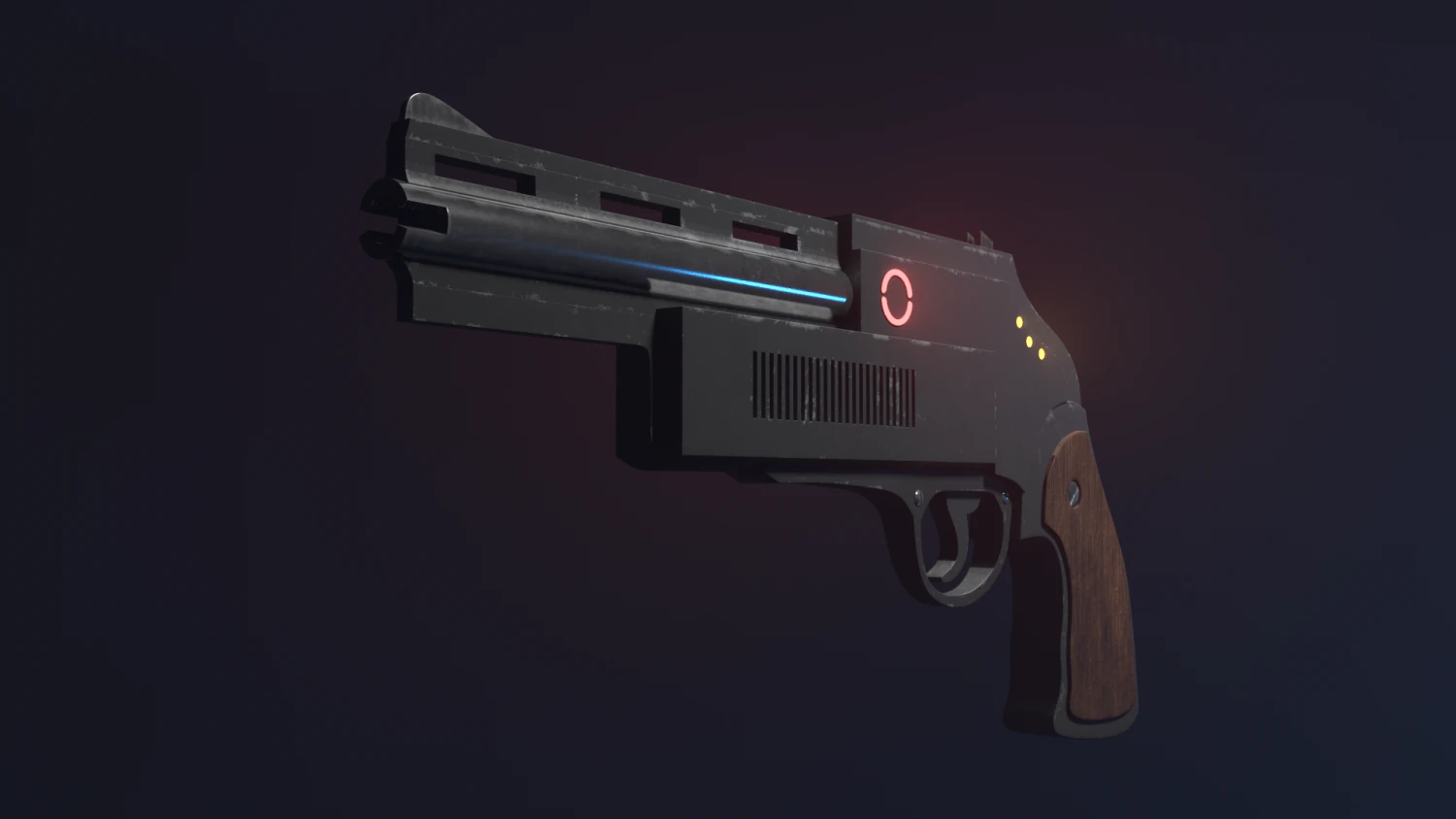 blaster mr 01 3D Model .c4d .max .obj .3ds .fbx .stl .blend 