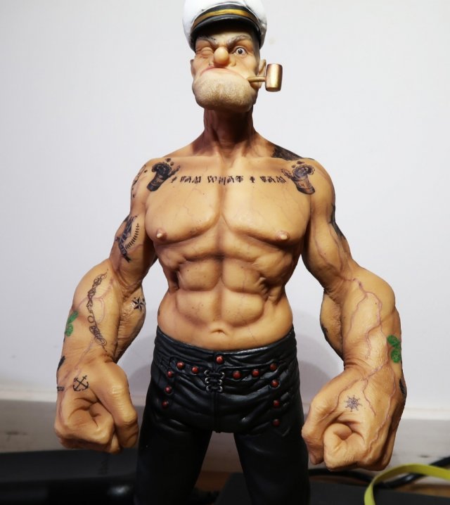 popeye 3D मॉडल .c4d .max .obj .3ds .fbx .stl .blend 