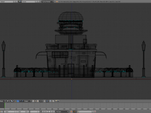 cartoon burger house 3D Model