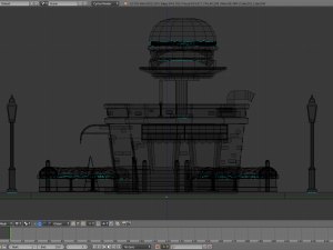 cartoon burger house 3D Model