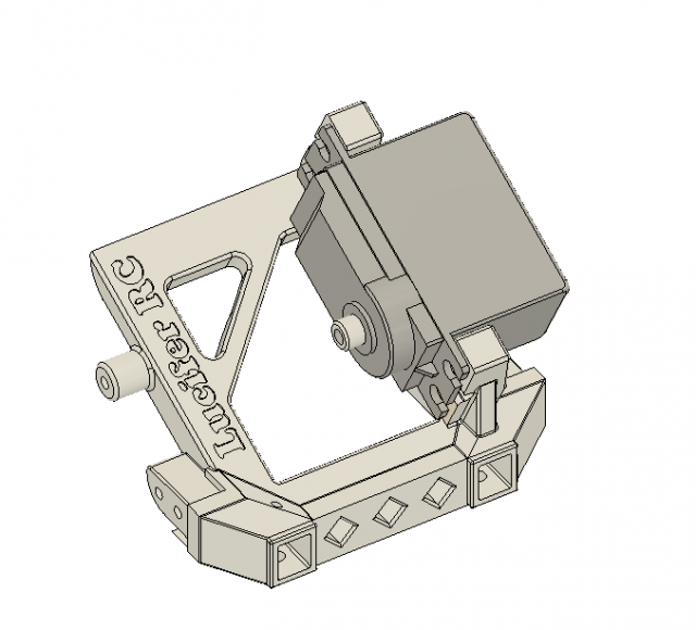 trx4 bumper mount servo winch 3D-Druckmodell .c4d .max .obj .3ds .fbx .stl .blend 