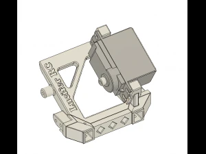 trx4 bumper mount servo winch 3D Print Model