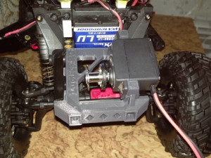 trx4 bumper mount servo winch 3D-Druckmodell
