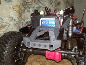 trx4 bumper mount servo winch 3D-Druckmodell