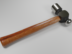 low poly hammer 3d 3D Model