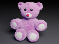 Soft and Fluffy Teddy bear Toy  3D Model