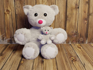 soft and fluffy teddy bear toy 3D Model